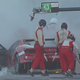 Illustration for article titled Ferrari Team Puts Out Pit Lane Fire, Sends Charred 488 Back Out To Race Like Its No Big Deal